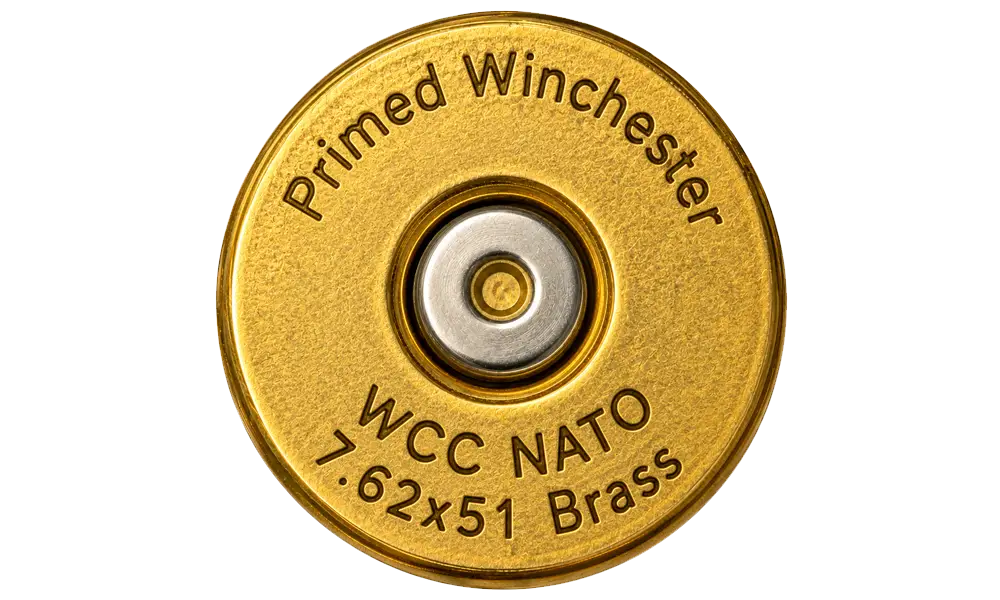 Primed Winchester Wcc Nato 7.62X51 Brass