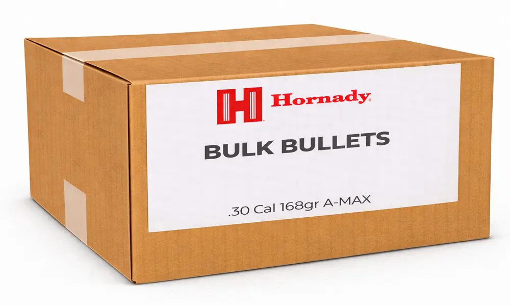 Hornady 30 Cal 168gr A-MAX (Bulk / OEM)