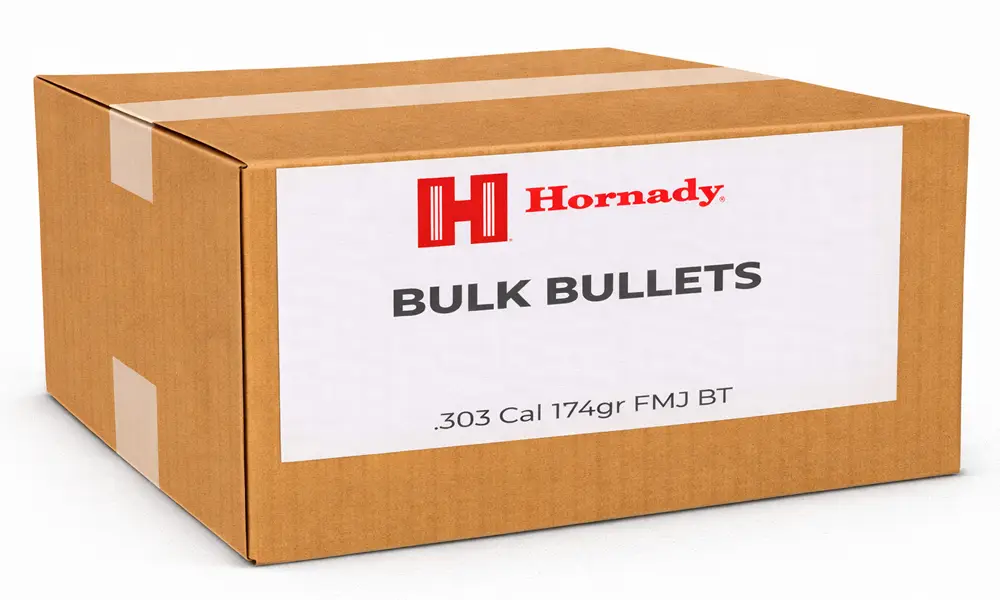 Hornady 303 Cal 174gr FMJ BT (Bulk / OEM)