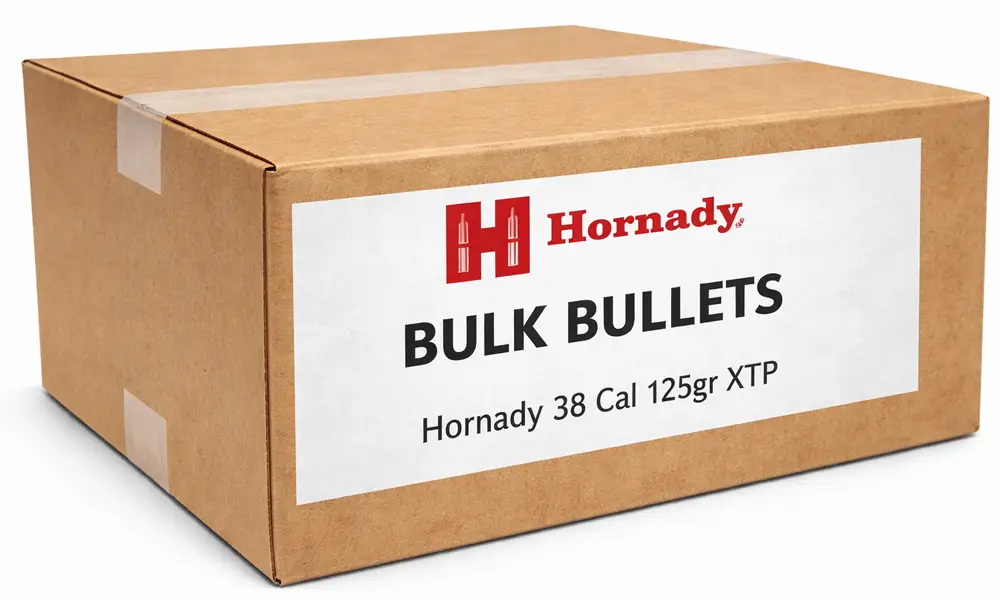 Hornady 38 Cal 125gr XTP (Bulk / OEM)