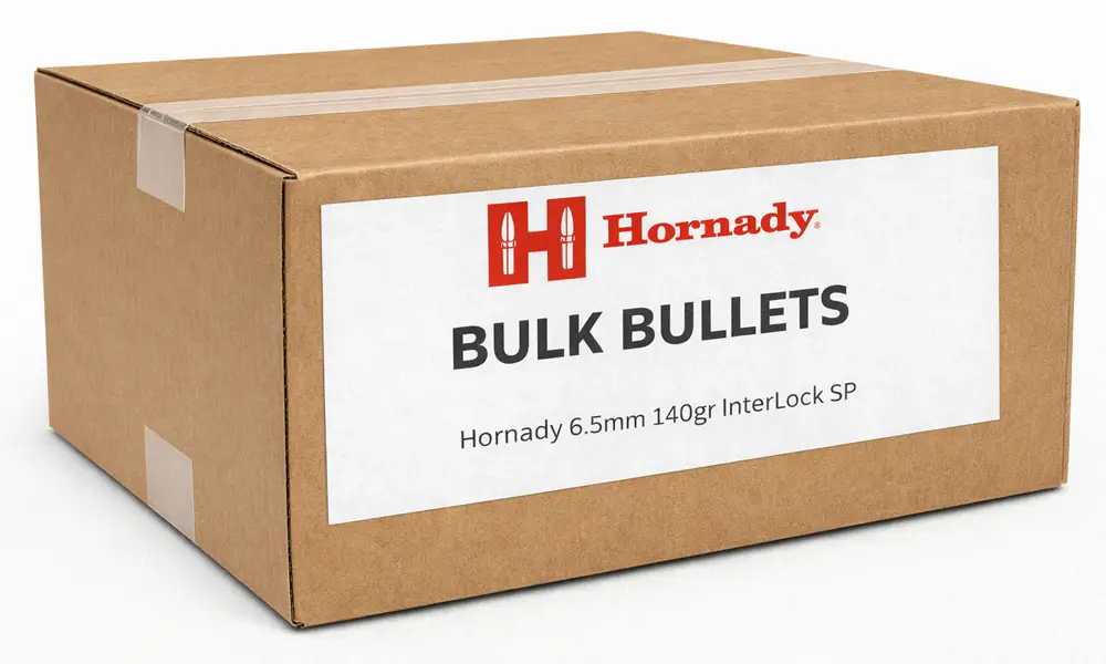 Hornady 6.5mm 140gr InterLock SP (Bulk / OEM)