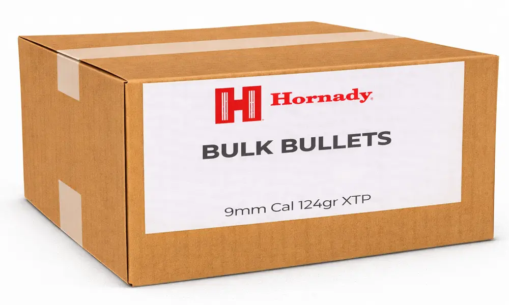 Hornady 9mm Cal 124gr XTP (Bulk / OEM)