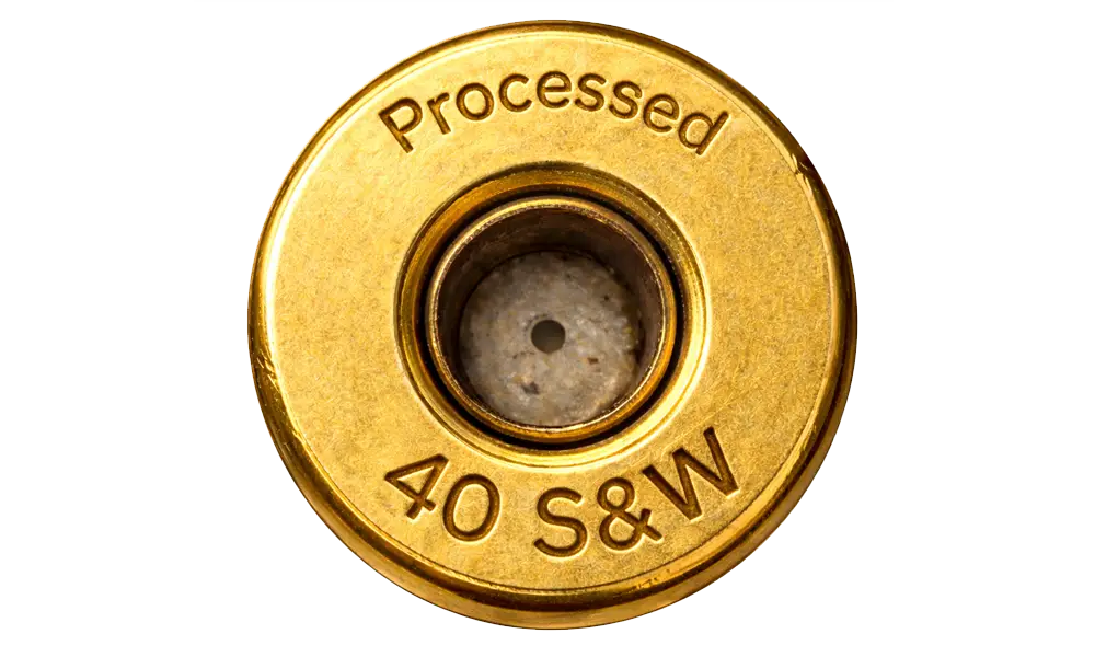 Processed 40 S&W Brass