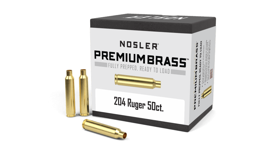 Nosler 204 Ruger Premium Brass (50ct)