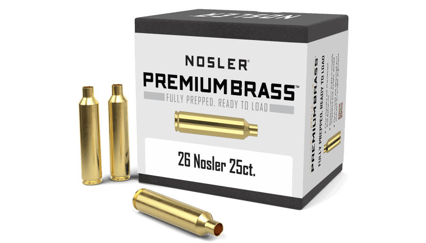 Nosler 26 Premium Brass (25ct)