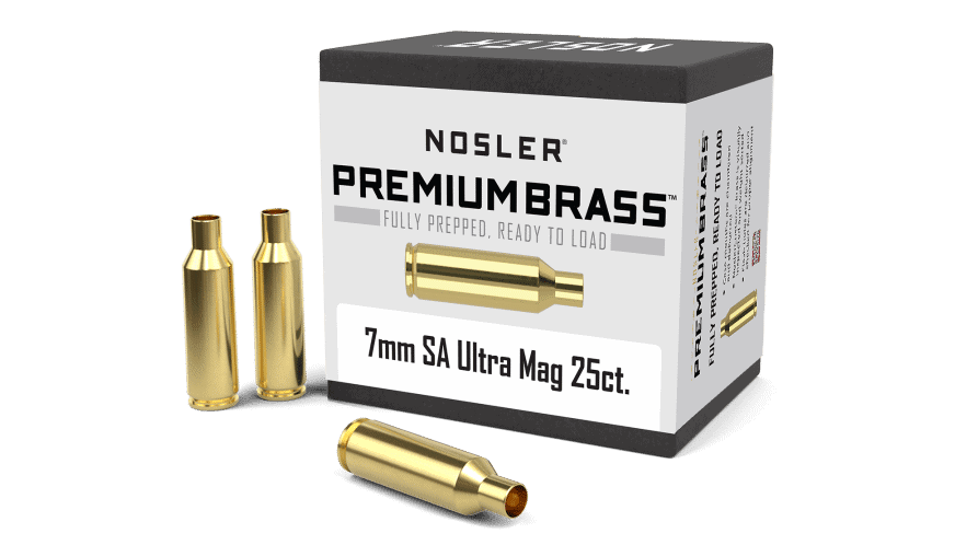 Nosler 7mm SA Ultra Mag Premium Brass (25ct)