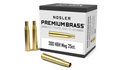 Nosler 300 H&H Premium Brass  (25ct)