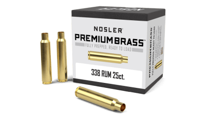 Nosler 338 RUM Premium Brass (25ct)