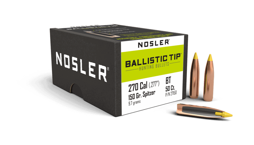 Nosler 270 Cal 150gr Ballistic Tip Hunting (50ct)