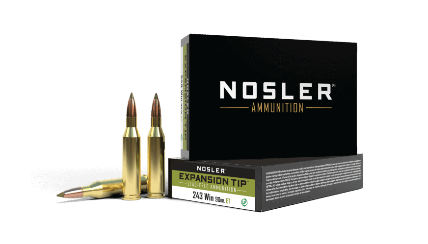 Nosler 243 Win 90gr Expansion Tip Ammunition (20ct)
