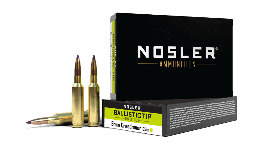 Nosler 6mm Creedmoor 95gr Ballistic Tip Hunting Ammunition (20ct)
