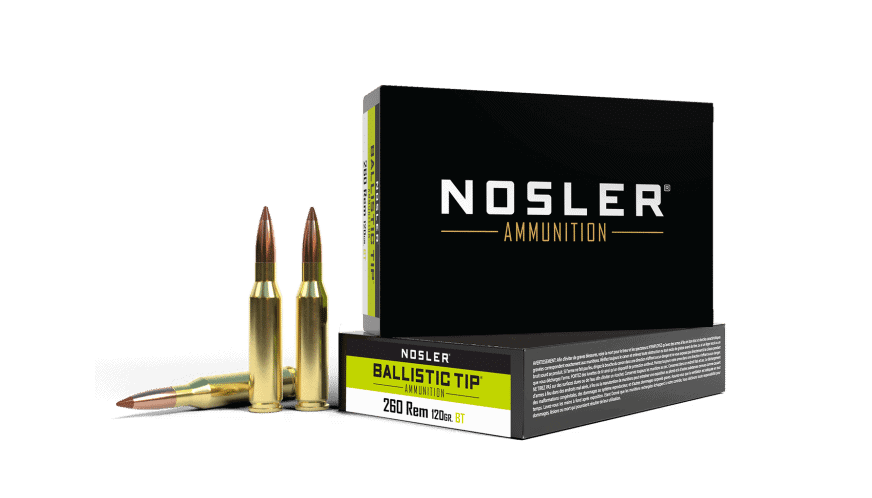 Nosler 260 Rem 120gr Ballistic Tip Hunting Ammunition (20ct)