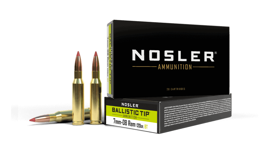 Nosler 7mm-08 Rem 120gr Ballistic Tip Hunting Ammunition (20ct)