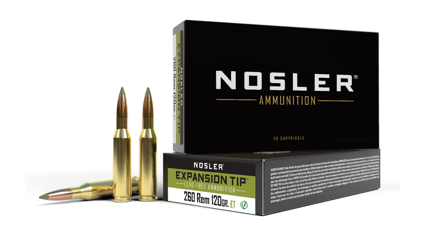 Nosler 260 Rem 120gr Expansion Tip Ammunition (20ct)