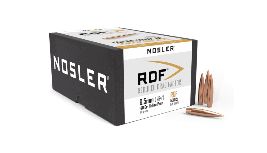 Nosler 264 Cal 6.5mm 140gr RDF (500ct)