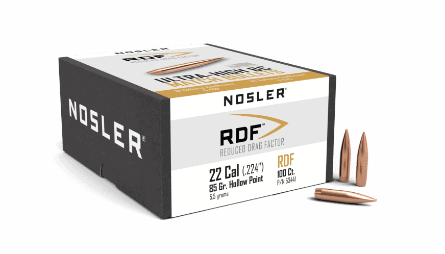Nosler 22 Cal 85gr RDF (100ct)