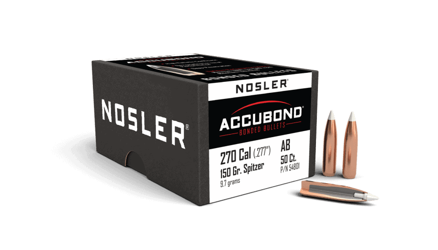 Nosler 270 Cal 150gr AccuBond (50ct)
