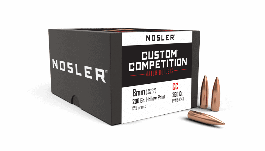 Nosler 8mm 200gr HPBT Custom Competition (250ct)
