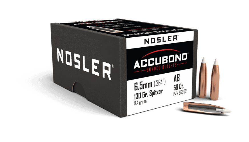 Nosler 264 Cal 6.5Mm 130Gr Accubond (50Ct)