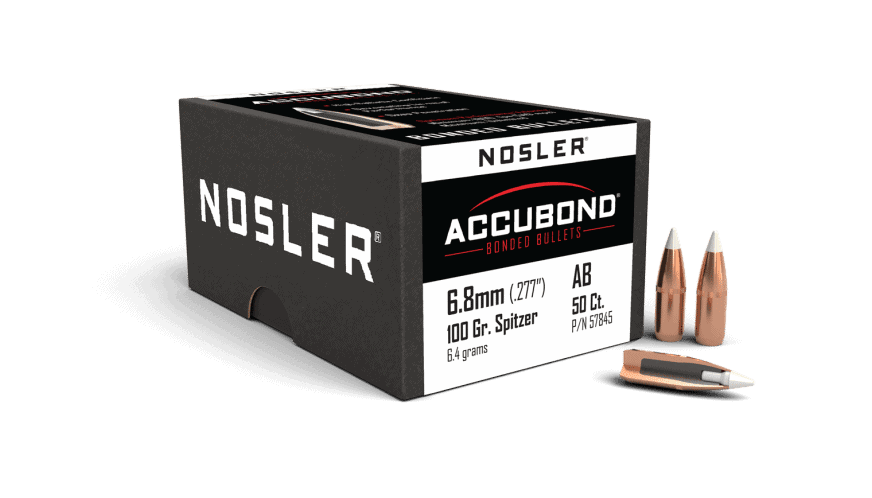 Nosler 6.8Mm 100Gr Cann .540 Accubond (50Ct)