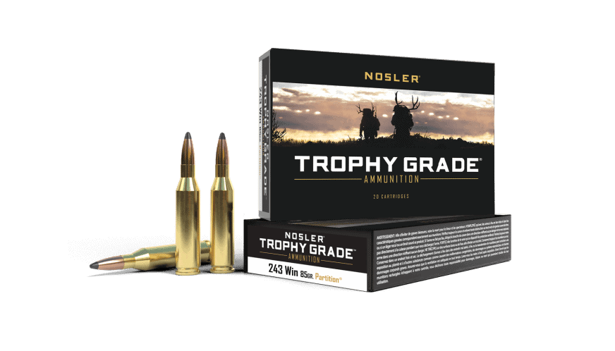 Nosler 243 Win 85gr Partition Trophy Grade Ammunition (20ct)