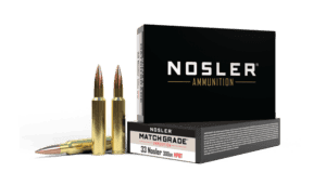 Nosler 33 300Gr Custom Competition Match Grade Ammunition (20Ct)