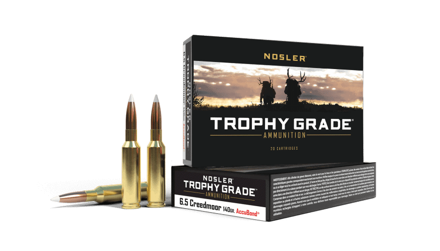 Nosler 6.5 Creedmoor 140gr AccuBond Trophy Grade Ammunition (20ct)
