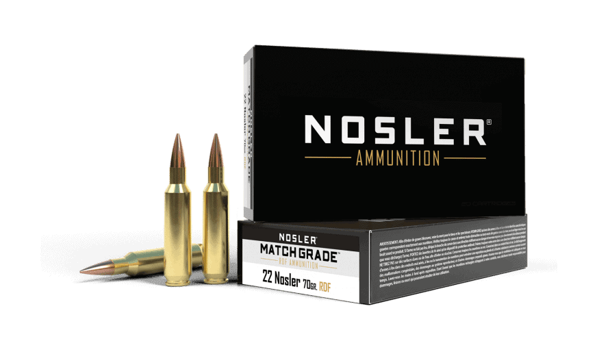 Nosler 22 70gr RDF Match Grade Ammunition (20ct)