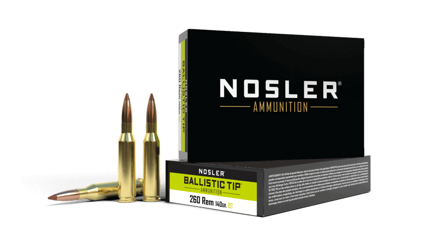 Nosler 260 Rem 120gr Ballistic Tip Hunting Ammunition (20ct)