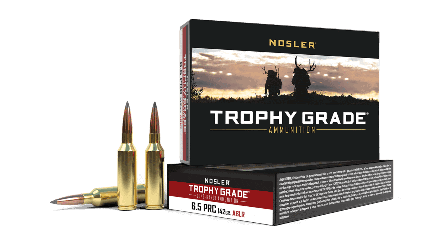 Nosler 6.5 PRC 142gr AccuBond Long Range Trophy Grade Ammunition (20ct)