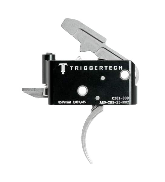 TriggerTech AR-15 Adaptable Trigger, Stainless Curved