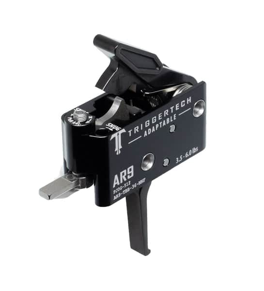 Triggertech Ar-9 Adaptable Trigger, Pvd Black Flat, Gallery Image 1