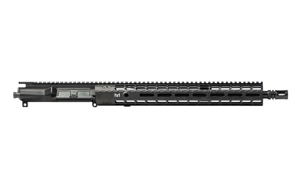 Aero Precision M4E1-E Complete Upper, 16" 5.56 HBAR Mid Barrel, 15" Enhanced M-LOK Handguard, Black Anodized