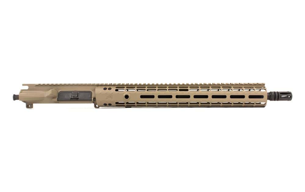 Aero Precision M4E1-E Complete Upper, 16' 5.56 M4 CMV Carbine Barrel, 15" Enhanced M-LOK Handguard, FDE Cerakote