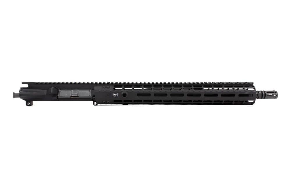 Aero Precision M4E1-E Complete Upper, 16" 5.56 Mid Barrel, 15" Enhanced M-LOK Handguard, Black Anodized