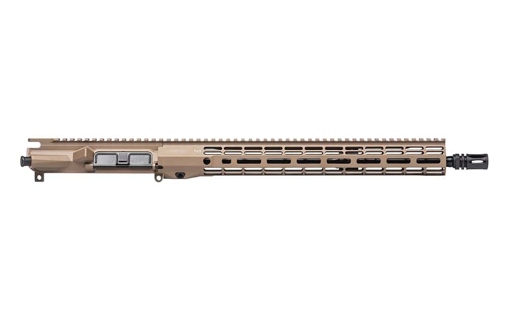 Aero Precision M4E1-T Complete Upper, 16" 5.56 Pencil Mid-Length Barrel, 15" ATLAS R-ONE M-LOK Handguard, FDE Cerakote