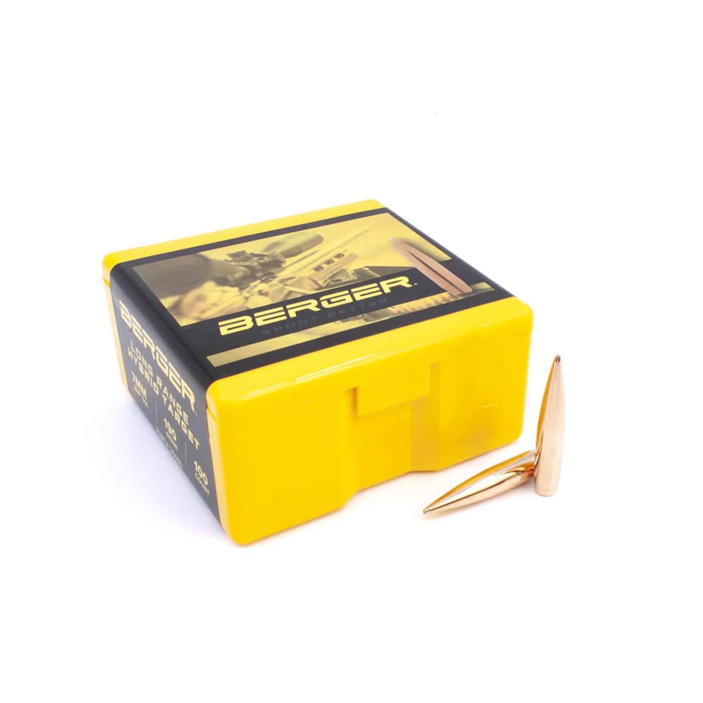 Berger 284 Cal 7Mm 190Gr Long Range Hybrid Target Rifle Bullets