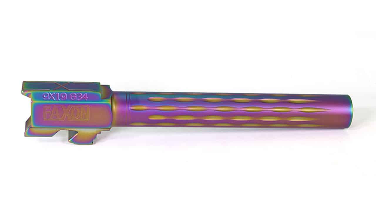 Faxon Flame Fluted Chameleon Barrel For Glock 34