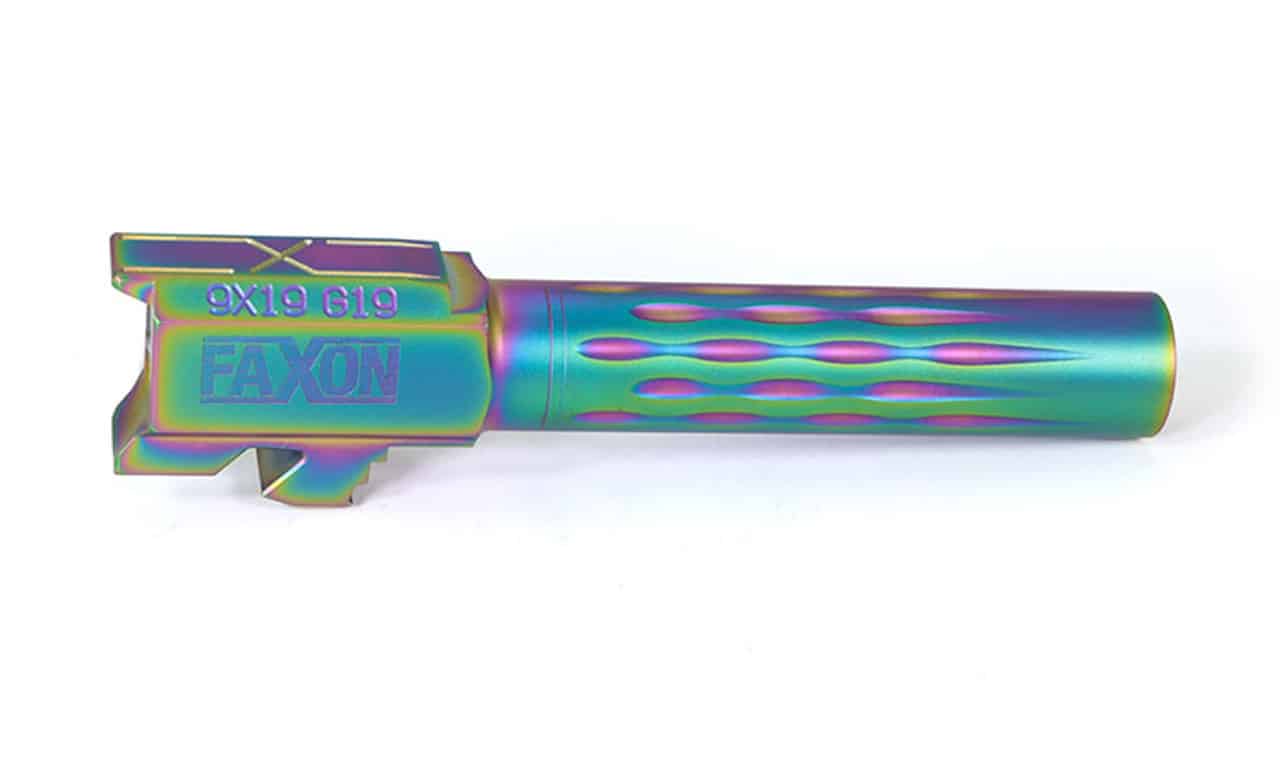 Faxon Flame Fluted Chameleon Barrel For Glock 19