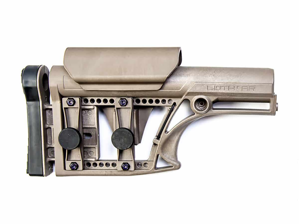 LUTH-AR MBA-1 Modular Stock, Flat Dark Earth