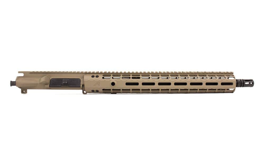Aero Precision M4E1-E Complete Upper, 16" 300 Blackout Pistol Barrel, 15" Enhanced M-LOK Handguard, FDE Cerakote