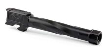 Zaffiri Precision Threaded Barrel For Glock 17 Gen 5, Black