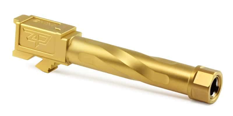 Zaffiri Precision Threaded Barrel for Glock 17 Gen 5, Gold
