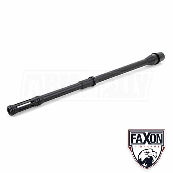 Faxon 16" Pencil Profile AR-15 Barrel, 5.56 NATO with Integral Slim Flash Hider