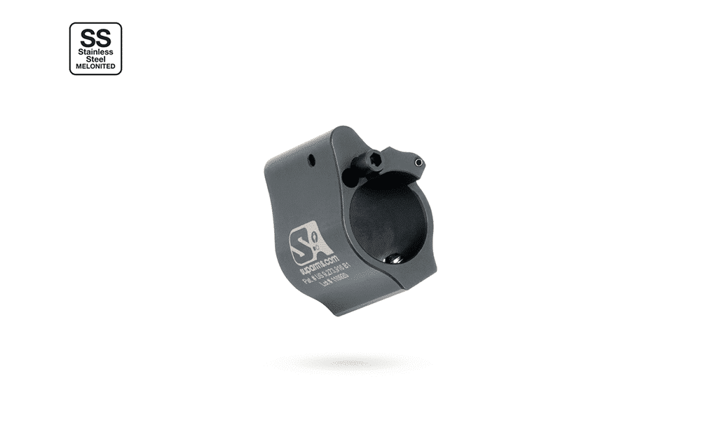 Superlative Arms .625" Adjustable Gas Block, Set Screw Mount, Melonite Finish