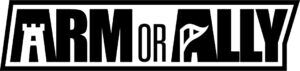 Arm Or Ally Logo Black On White Firearm Brands