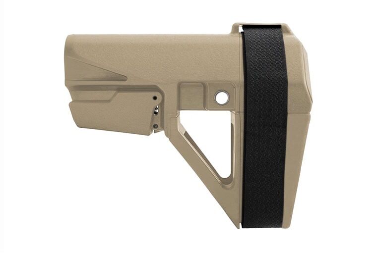 SB Tactical SBA5 Pistol Stabilizing AR Brace, Flat Dark Earth