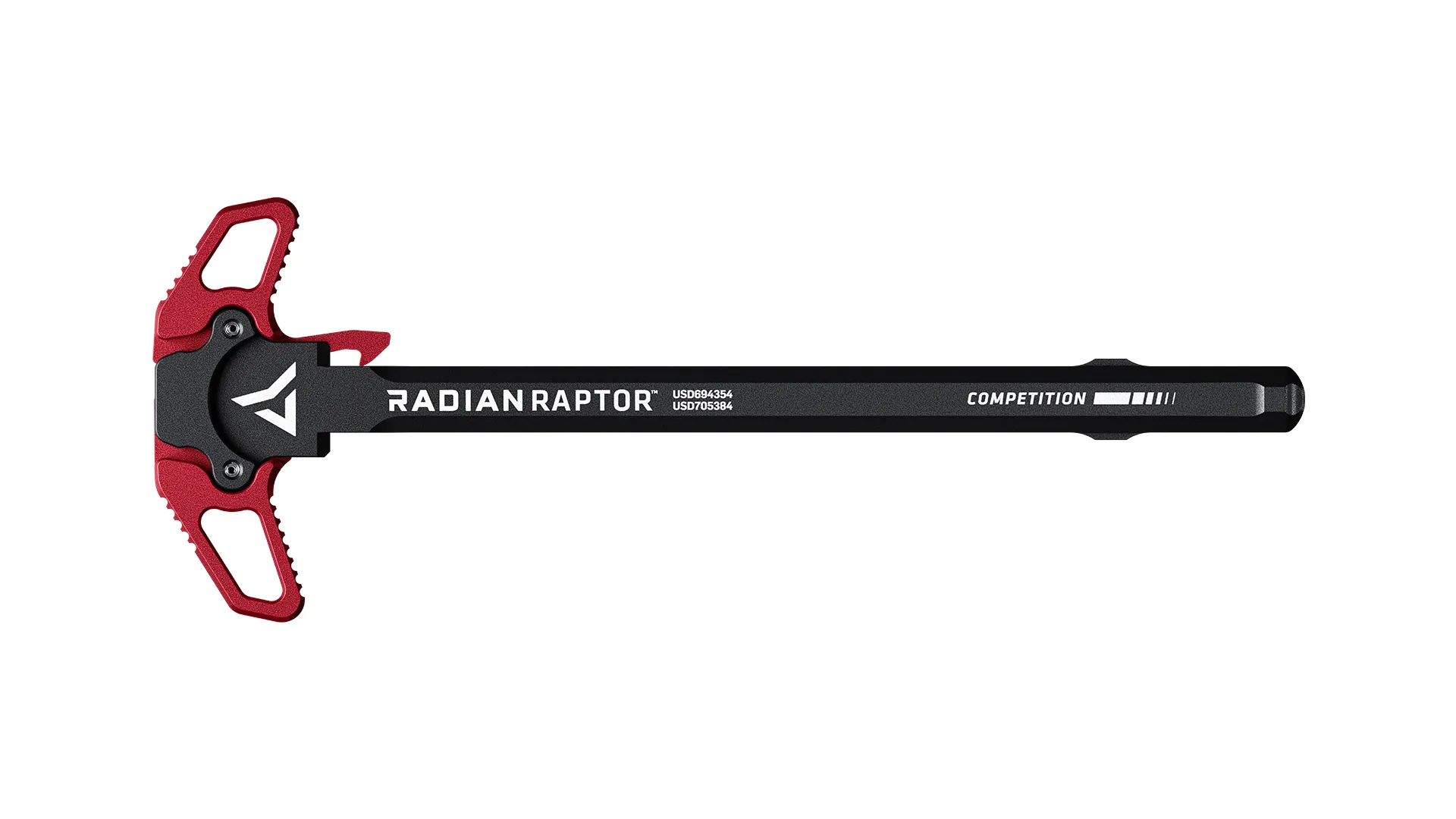 Radian Raptor Competition Ar-15 Ambidextrous Charging Handle, Red