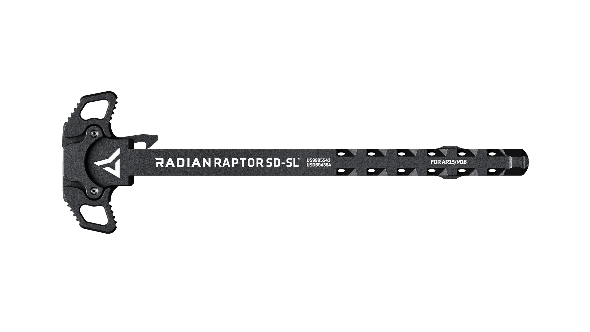 Radian Raptor-SD-SL AR-15 Ambidextrous Charging Handle, Black
