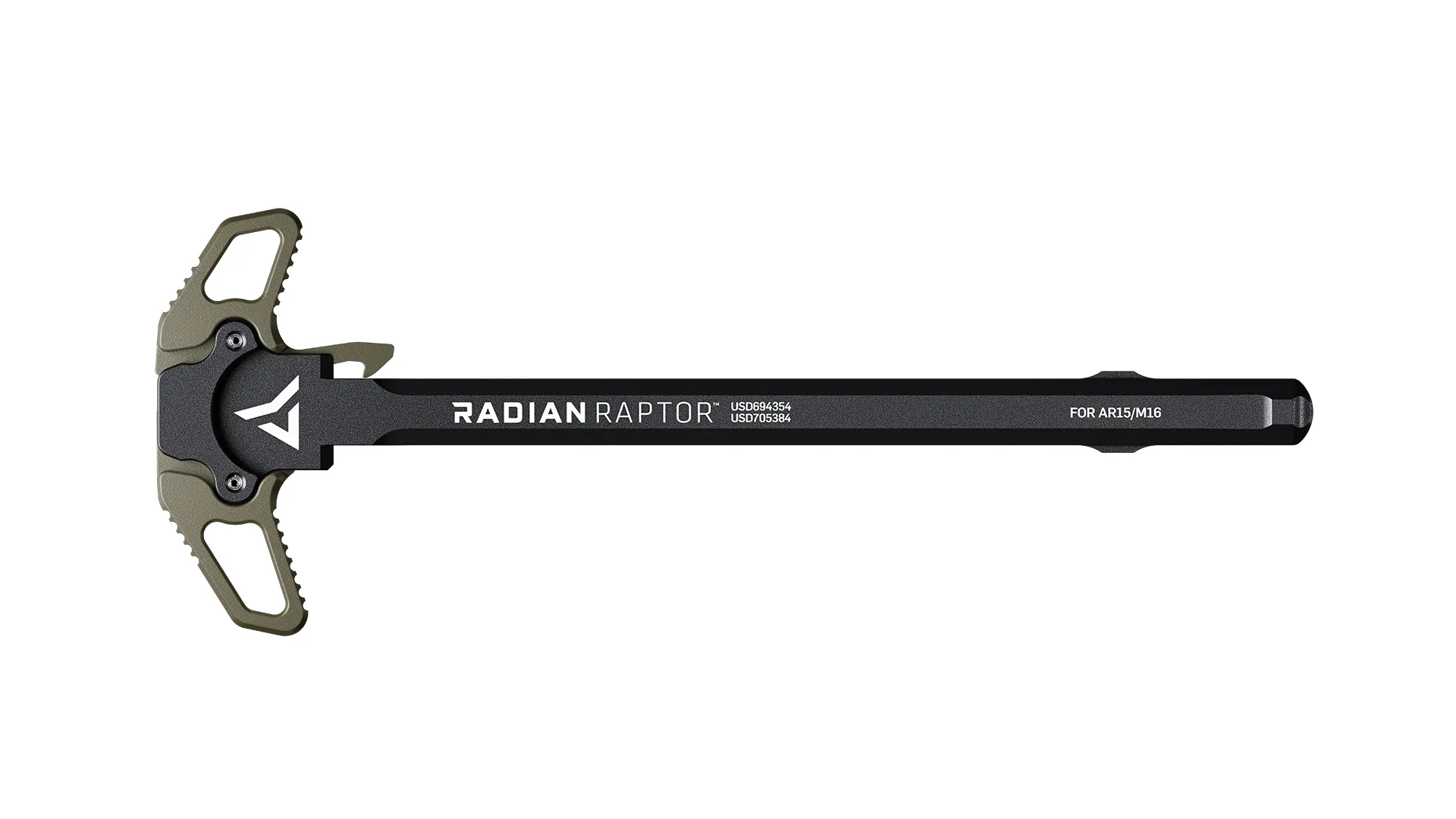 Radian Raptor AR-15 Ambidextrous Charging Handle, OD Green